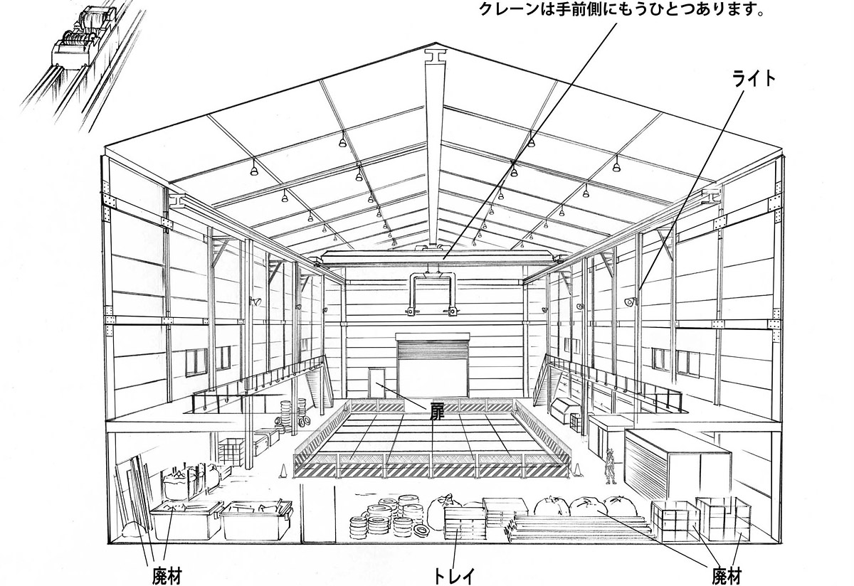 13：廃工場（内部1）