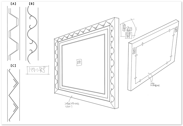 11：絵画パズルの額縁