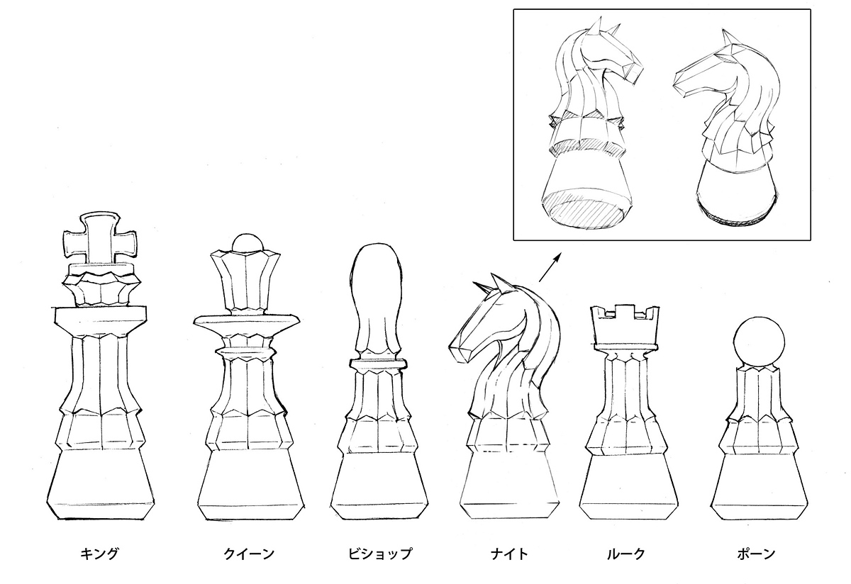 10：ルークのチェスセット チェス駒