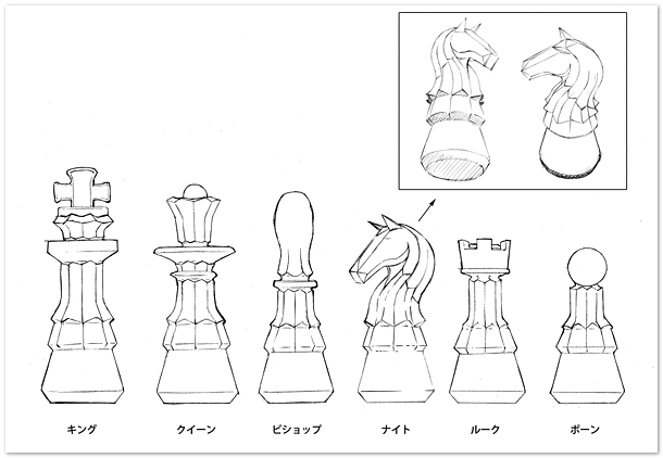 10：ルークのチェスセット チェス駒