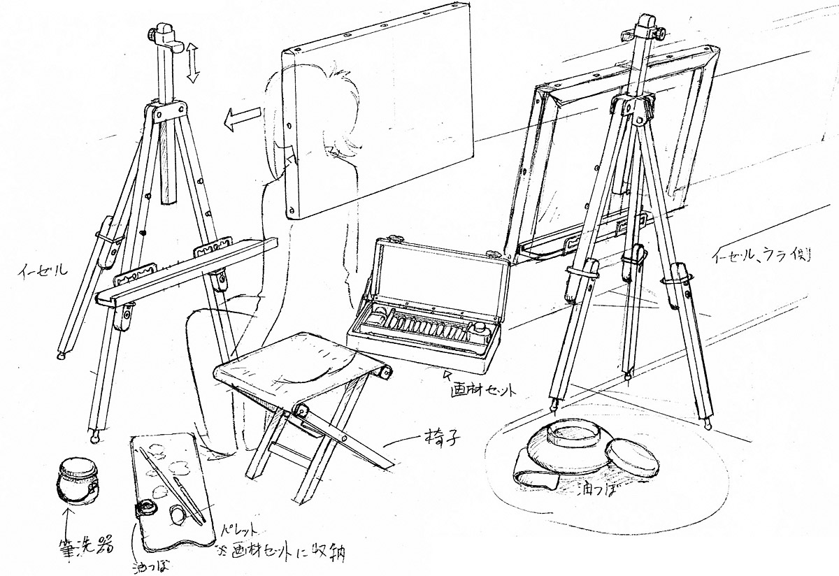 07：アナの絵画セット