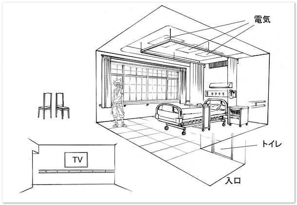 05：病院 カイトの病室