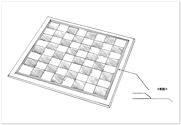 03：ルークのチェスセット チェス盤
