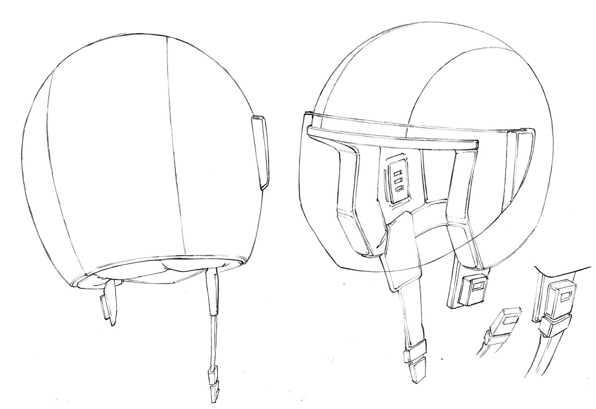 03：ビショップのヘルメット