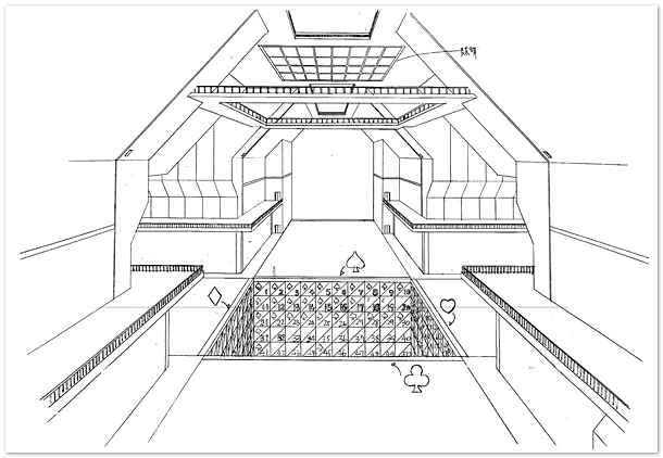 01：支柱パズル 建物全景